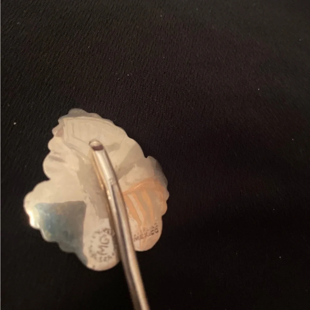 Vintage Sterling Silver Leaf Cocktail Stirrers